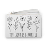Different is beautiful Clutch Bag
